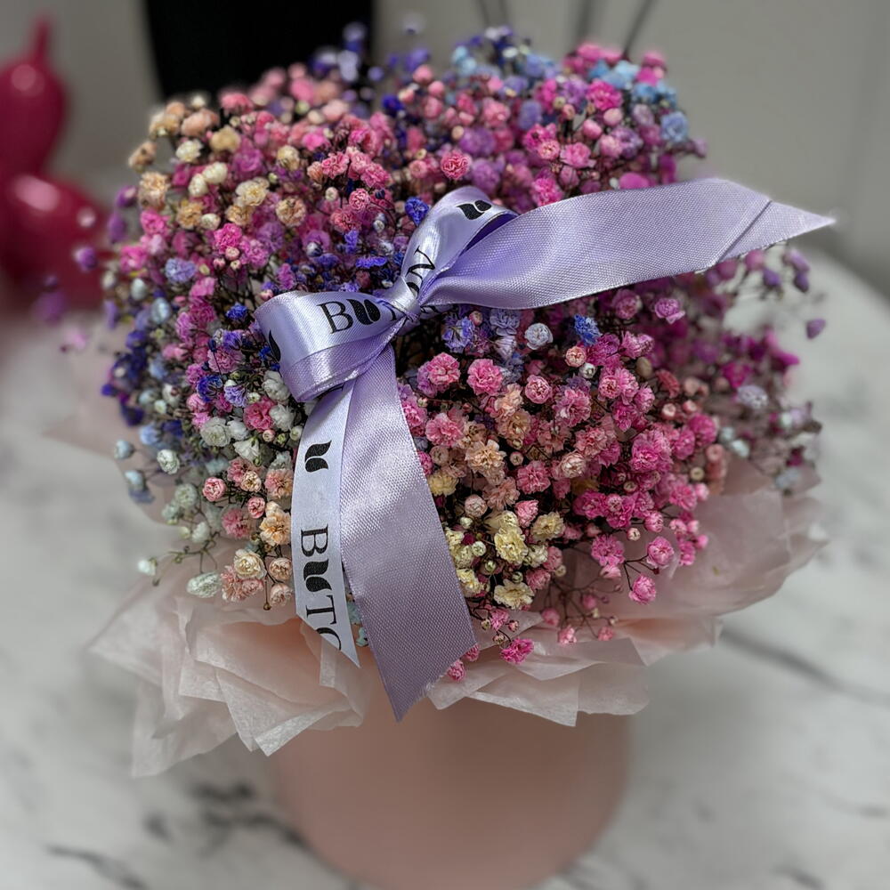 Яркая композиция гипсофила 💐🦄