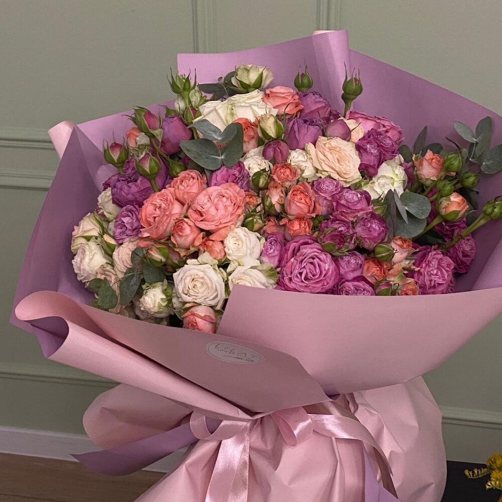 Mix Bouquet of Peony Spray roses, Flowers & Gifts Tbilisi, buy at a ...