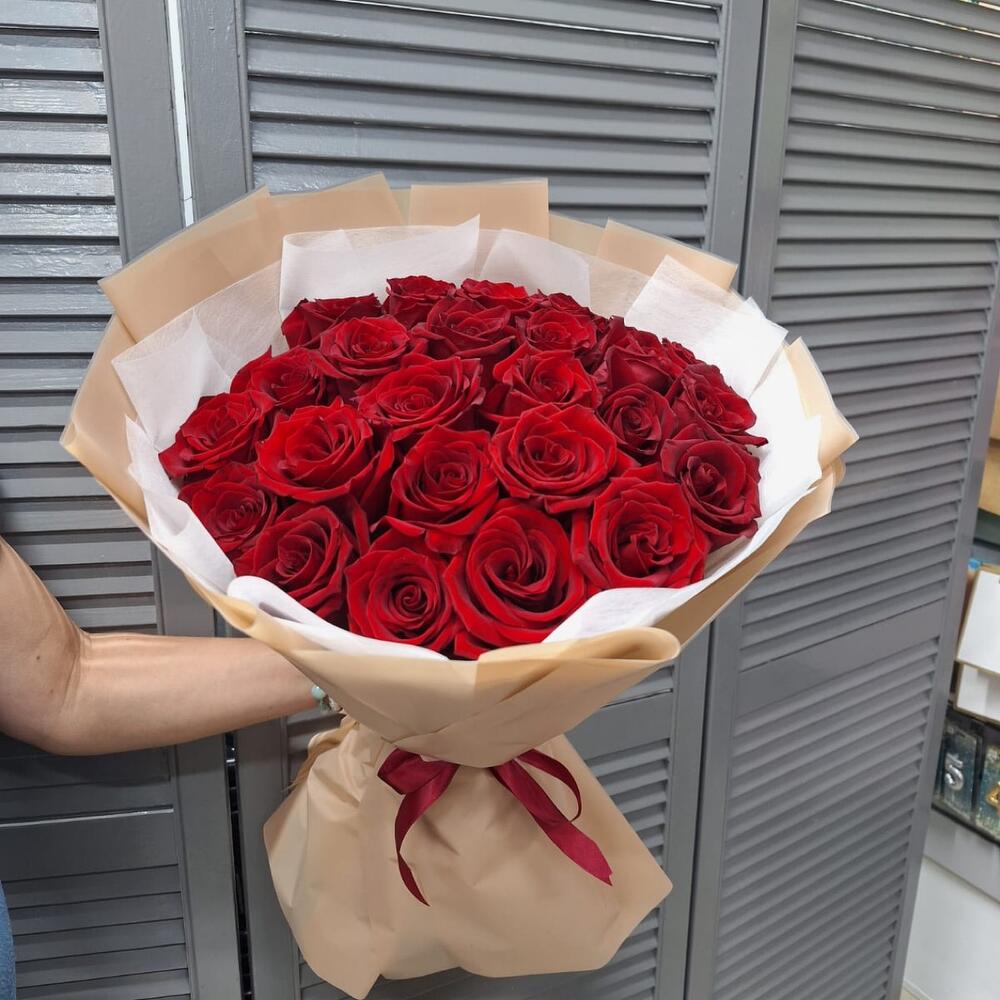 Букет из 25 красной розы