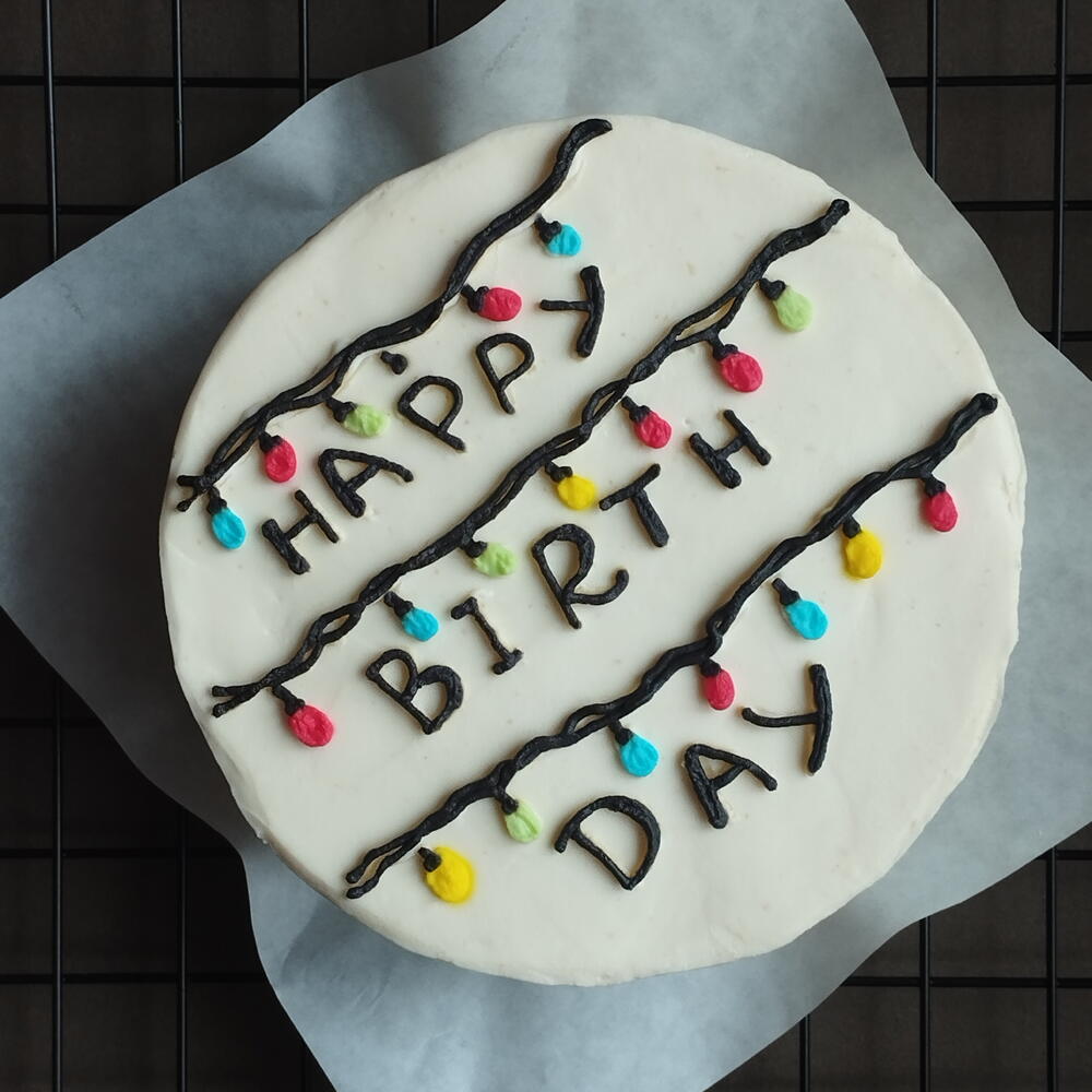 Бенто - торт Happy birthday на день рождения