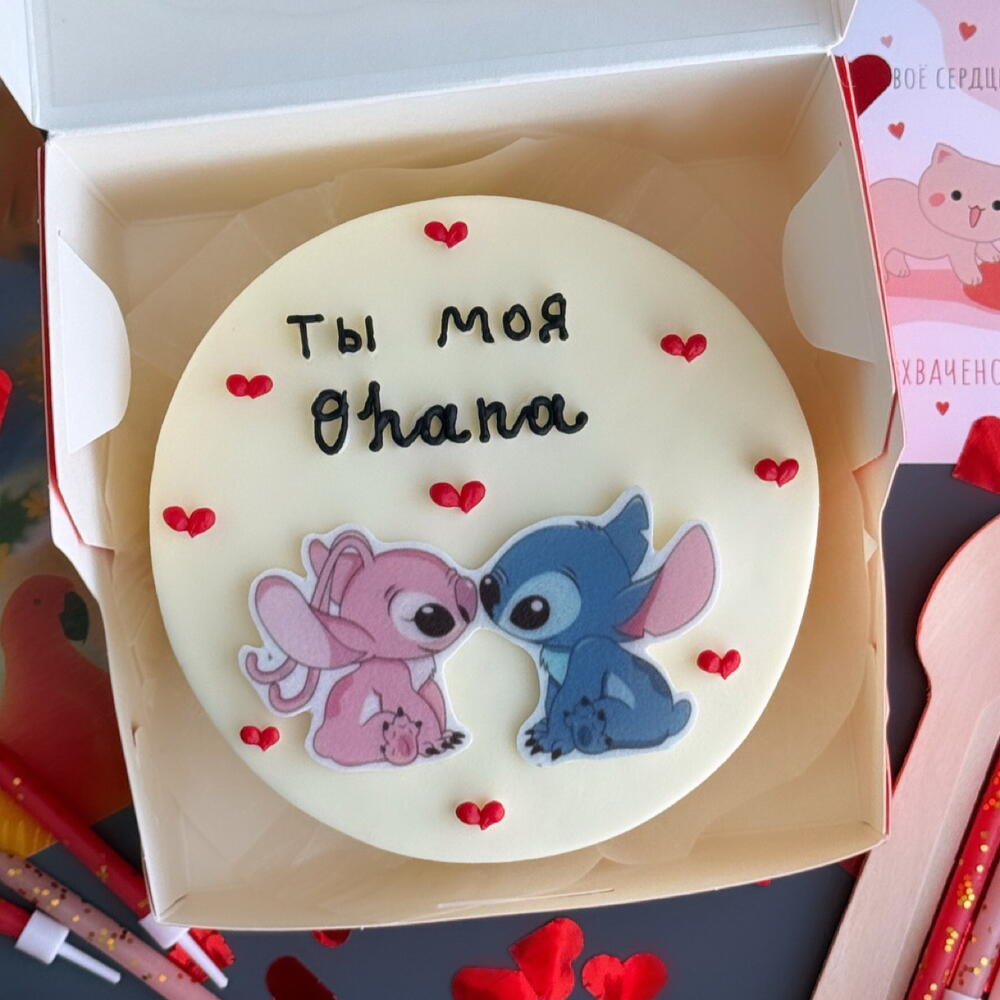 Бенто торт ты моя Ohana ( семья)