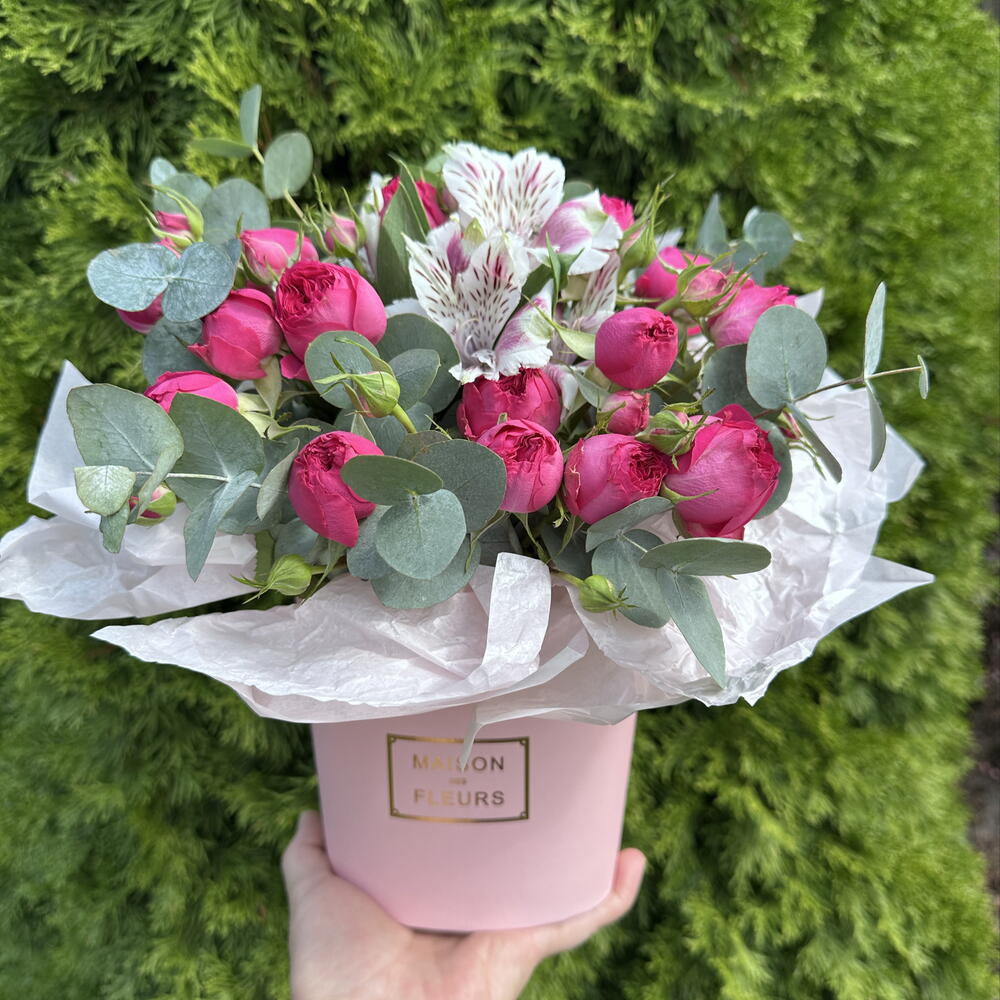 Цветы в коробке