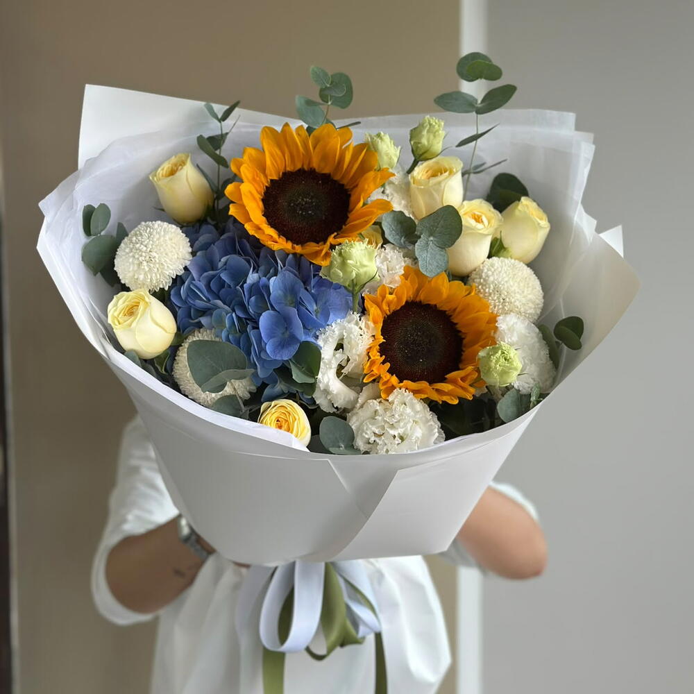 Букет «солнечная акварель» 🌻