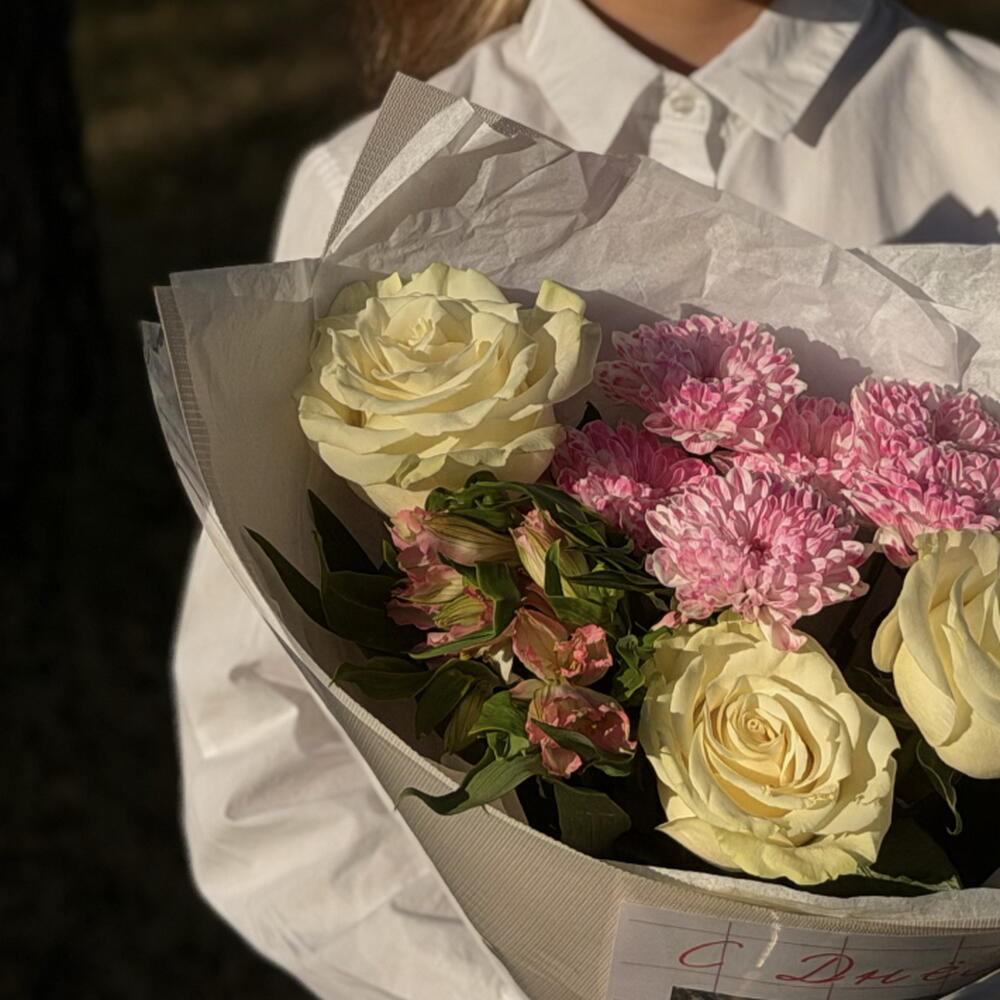 Букет «Звонок для учителя»