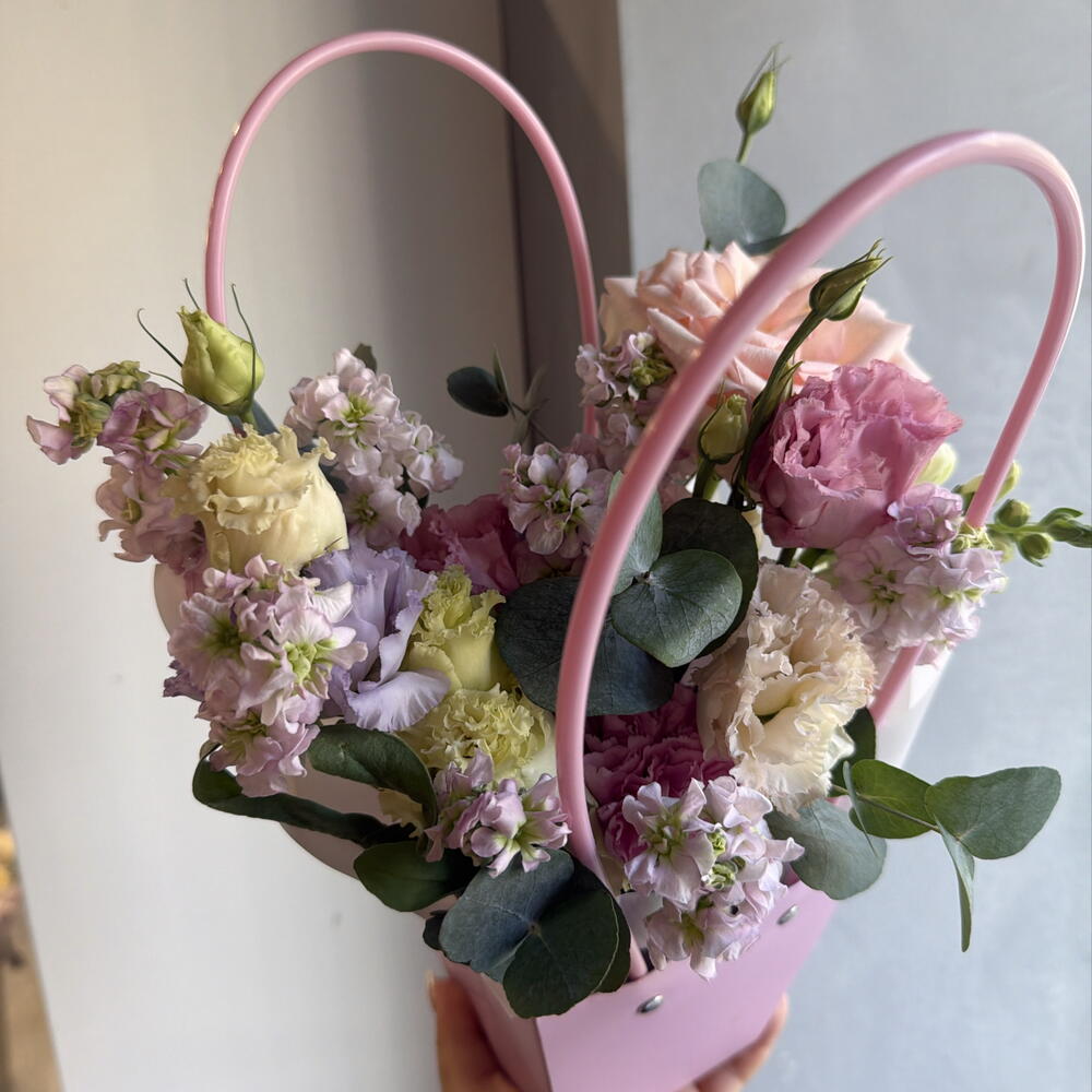 Композиция в сумочке «Flora»