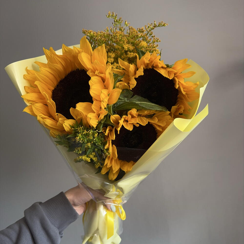 Букет подсолнухи 🥰