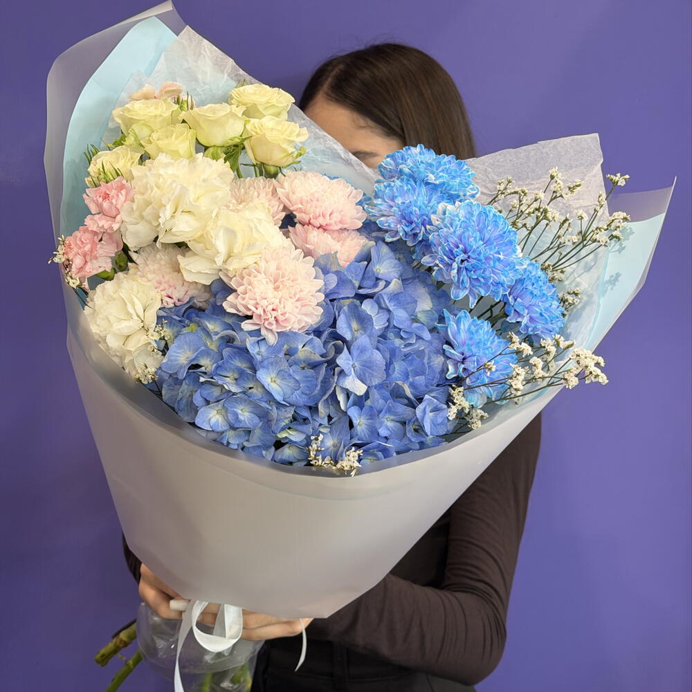 Эксклюзивный микс с гортензией, перед которым невозможно устоять!🌸💕