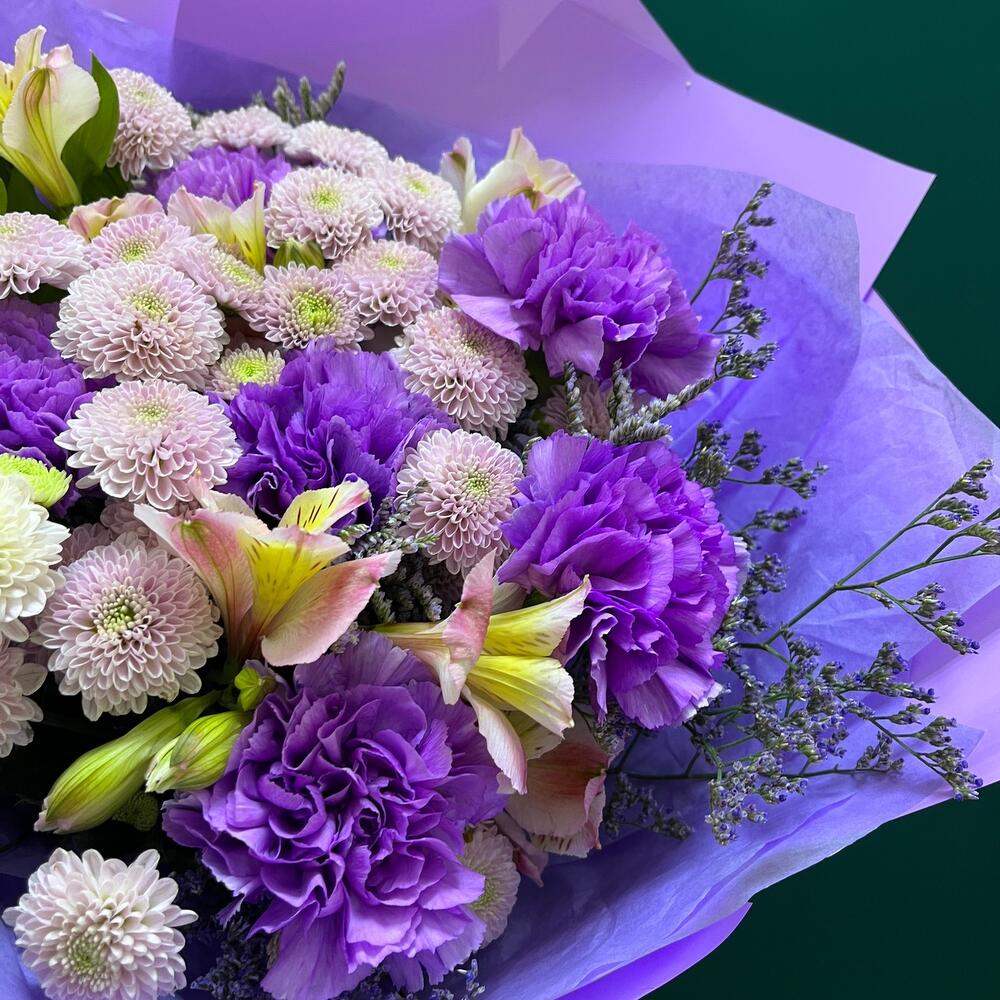 LAVENDER BUTTERFLY 💜🦋 букет в розовых и лавандовых оттенках, Цветы и ...