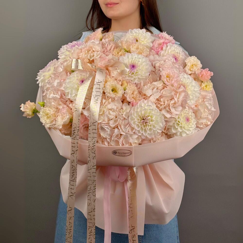 Цветы Букет Art Flowers Ванильное облако