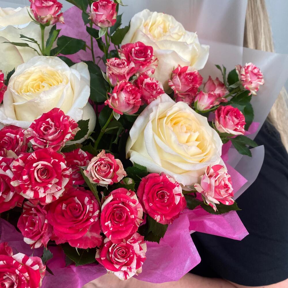 Авторский букет 💐 Алые паруса 🌿