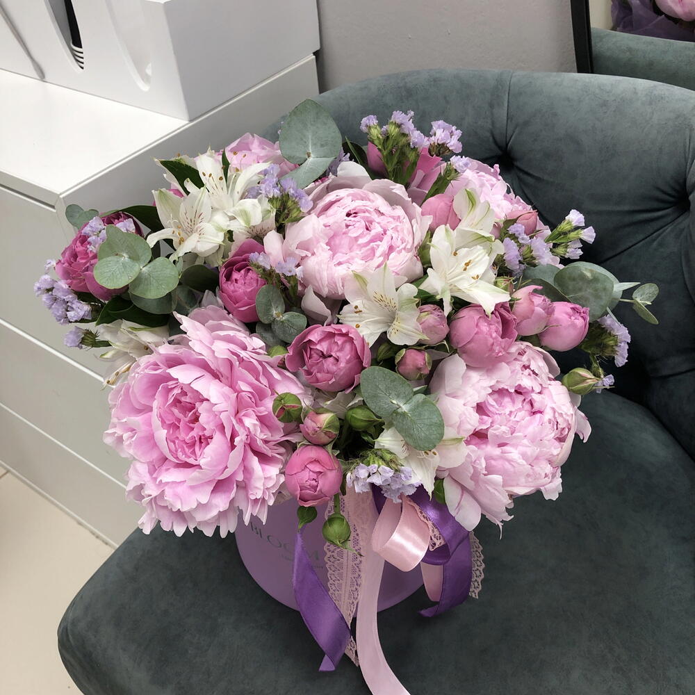 🌸Шикарная композиция с пионами Bloom Room