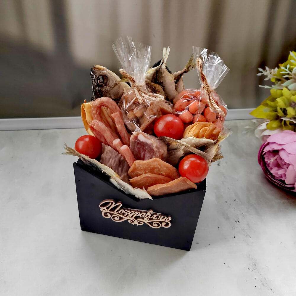 Букет мясной в конверте