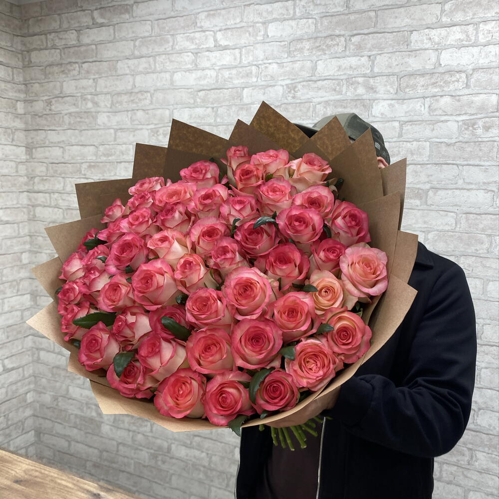 Розовые розы🌹🌹🌹