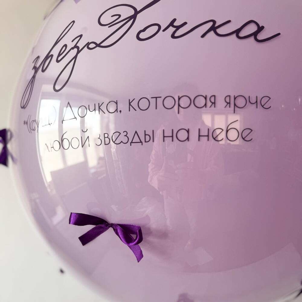 Воздушные шары для дочки, девочки на день рождения, шары под потолок на дождике
