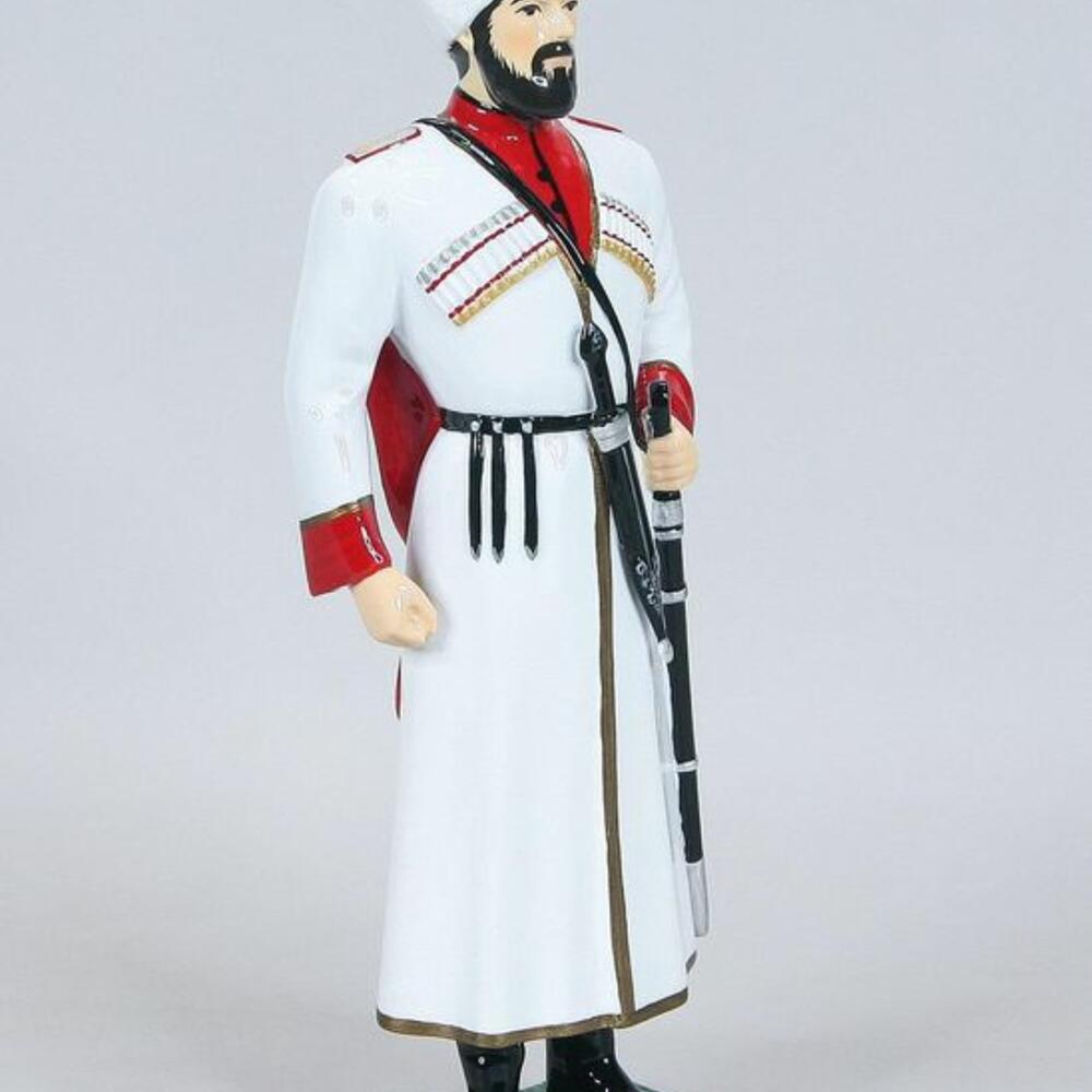 Статуэтка Кубанский атаман (малая), 18 см, цвет, ручная роспись, Декор ...