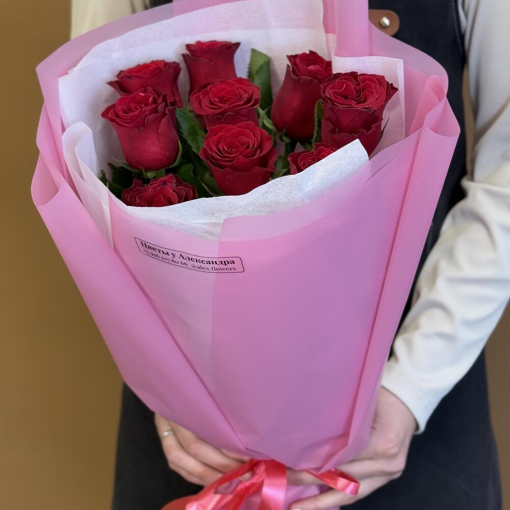 9 красных роз ♥️