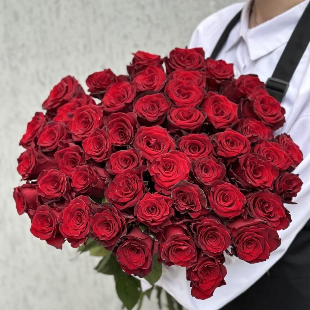 Букет из 51 красной розы