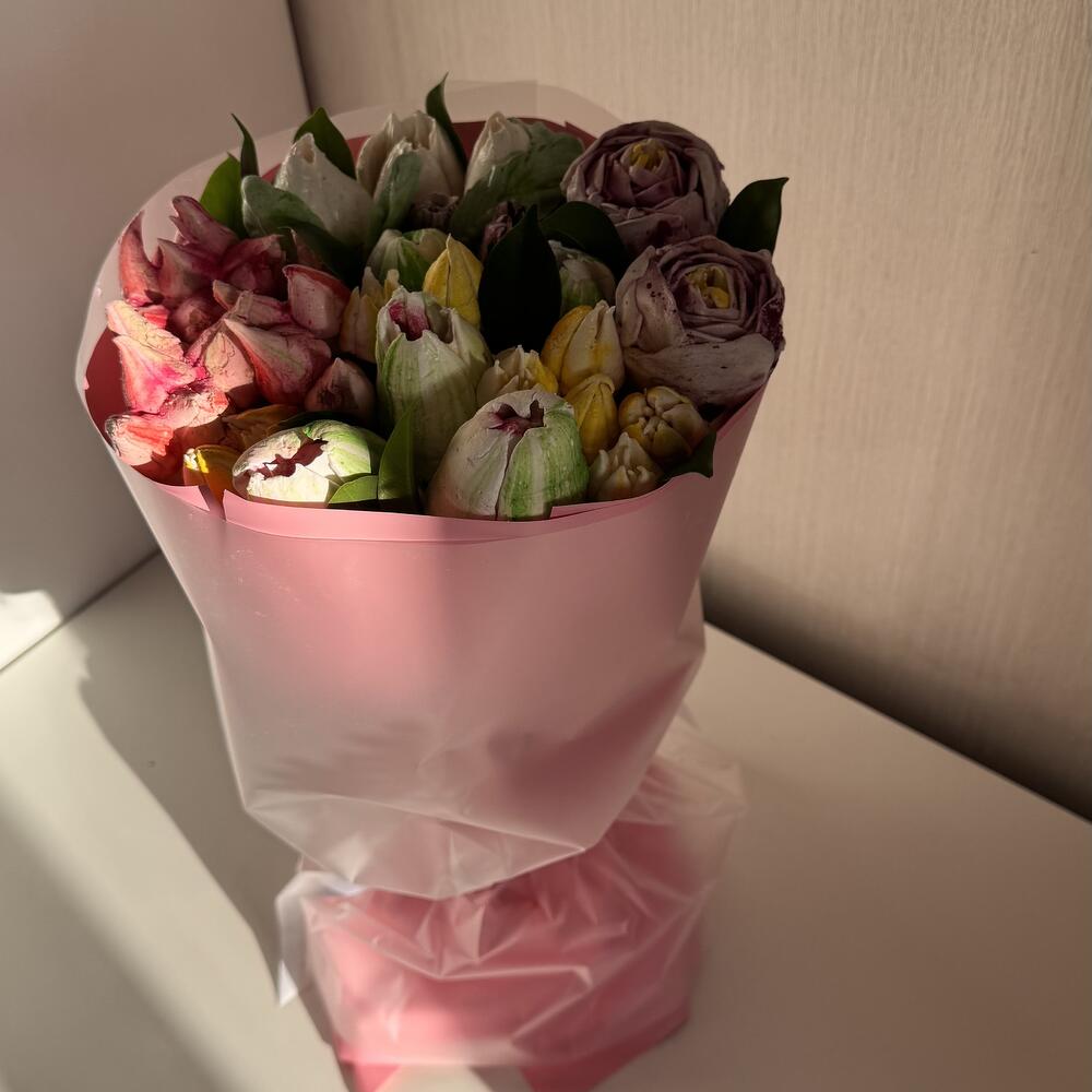 Букет из зефира