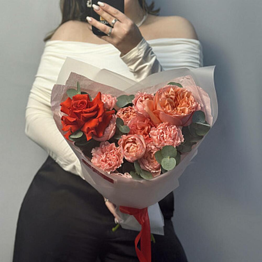 Сборный букет Be my valentine S