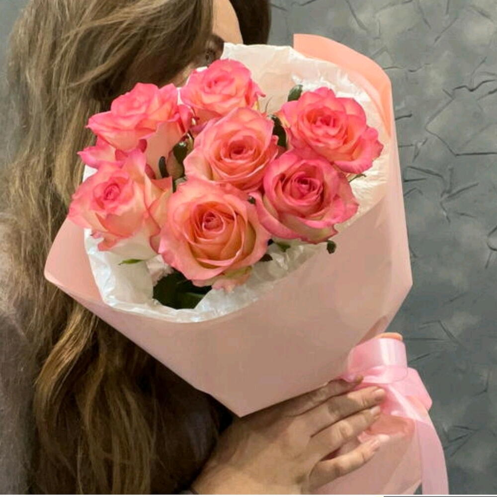 7 роз 🌹🎀
