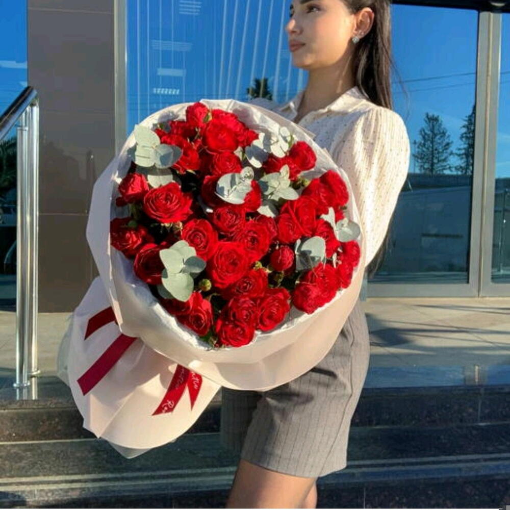 Букет Красный закат