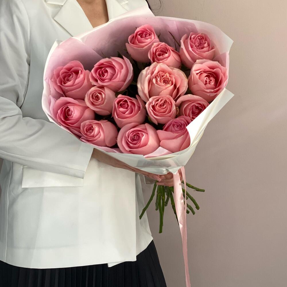 😍Букет из 15 розовых роз