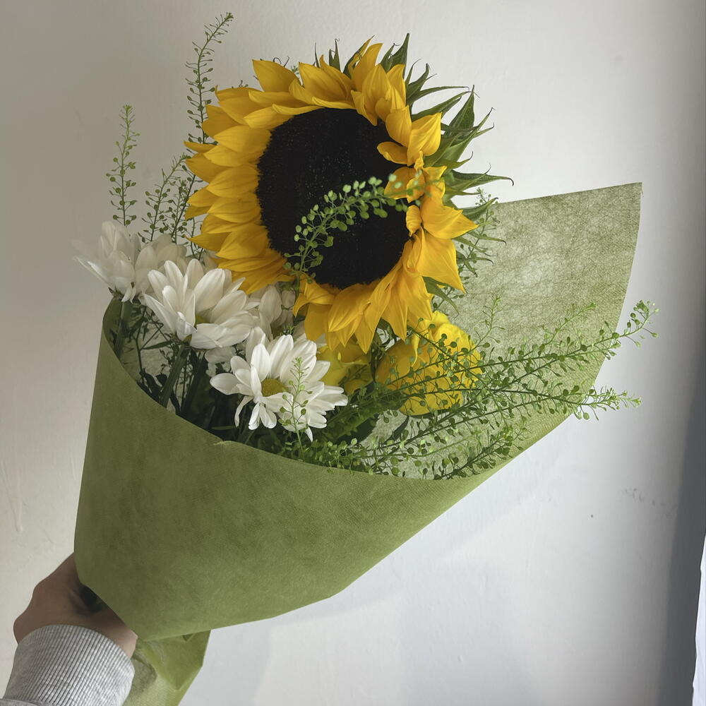 Букет стильный💛💚
