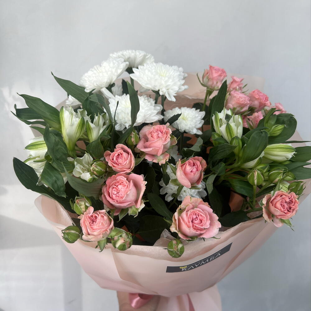 Сборный букет 💐 с кустовой розой