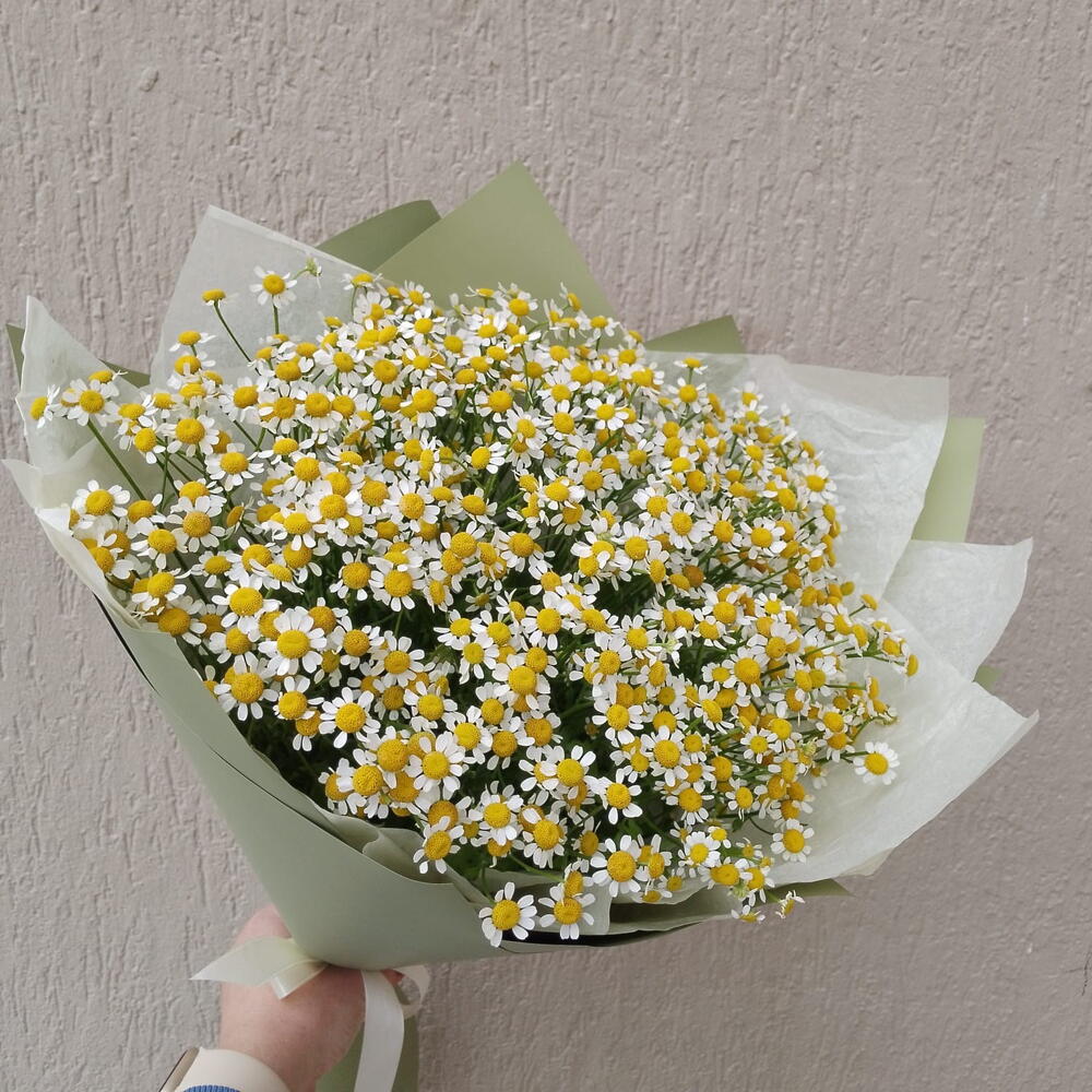 Букет с ромашками