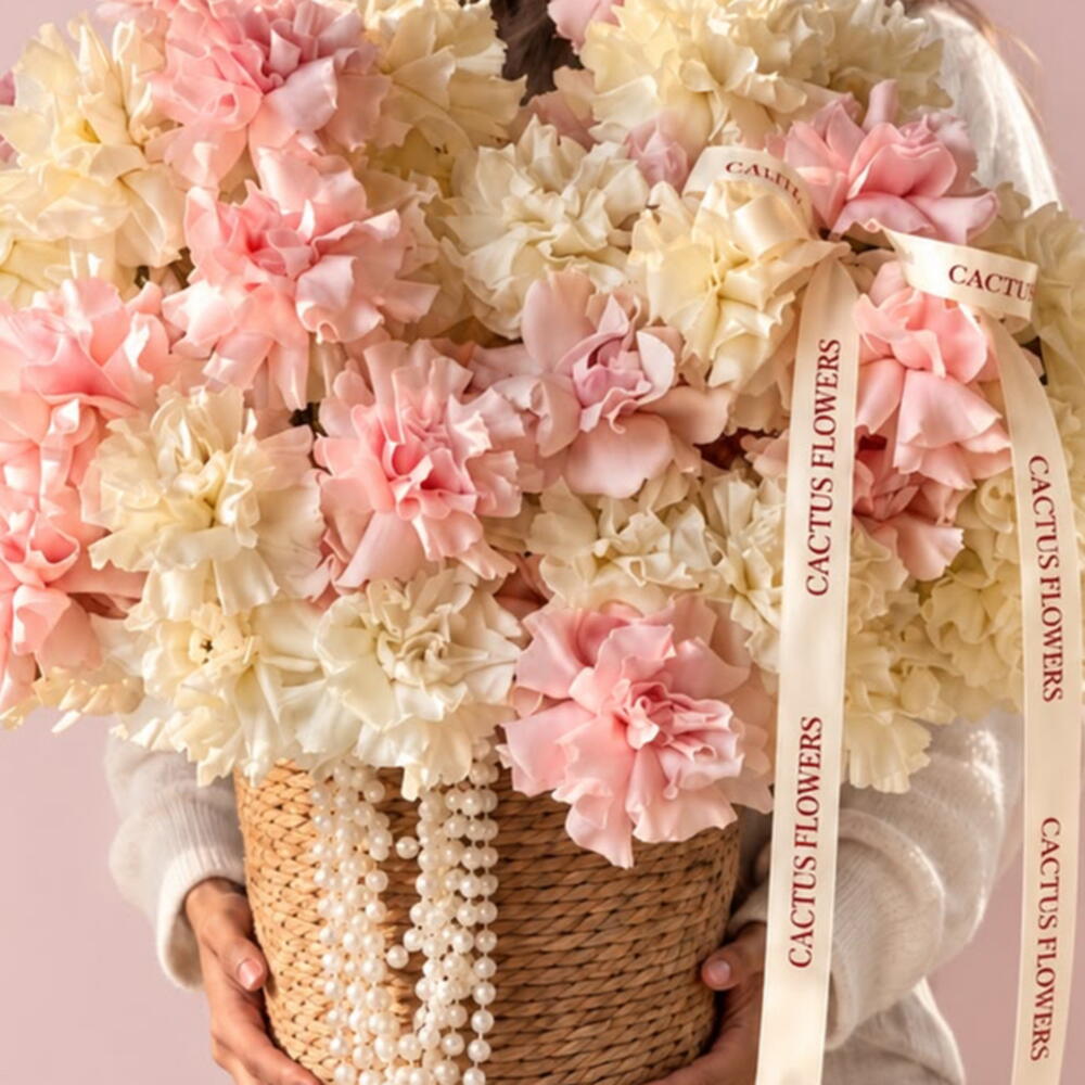 WOW Basket of 35 French roses