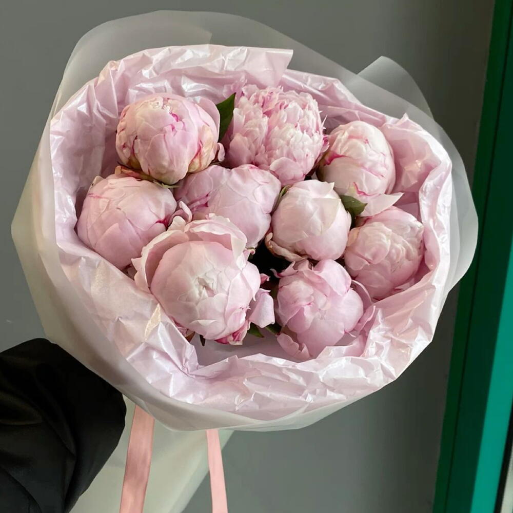 Нежный ароматный букет из Пионов 🎀🩰