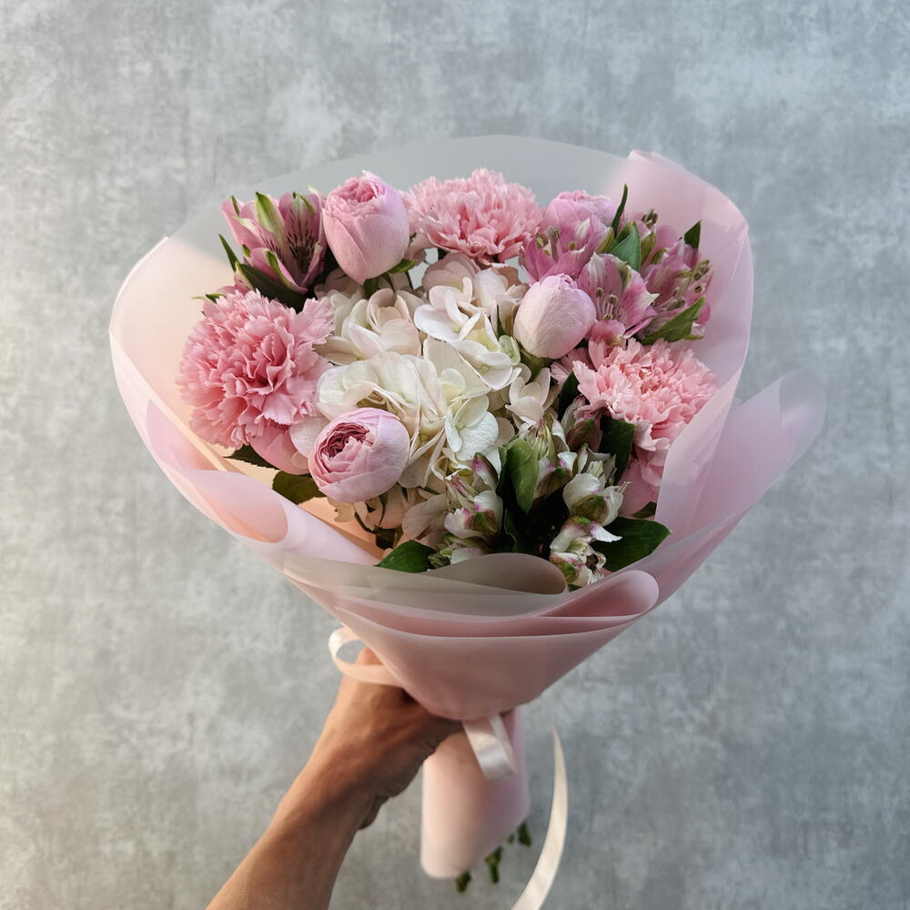 Нежно розовый букет 🌸💕🤩девушке