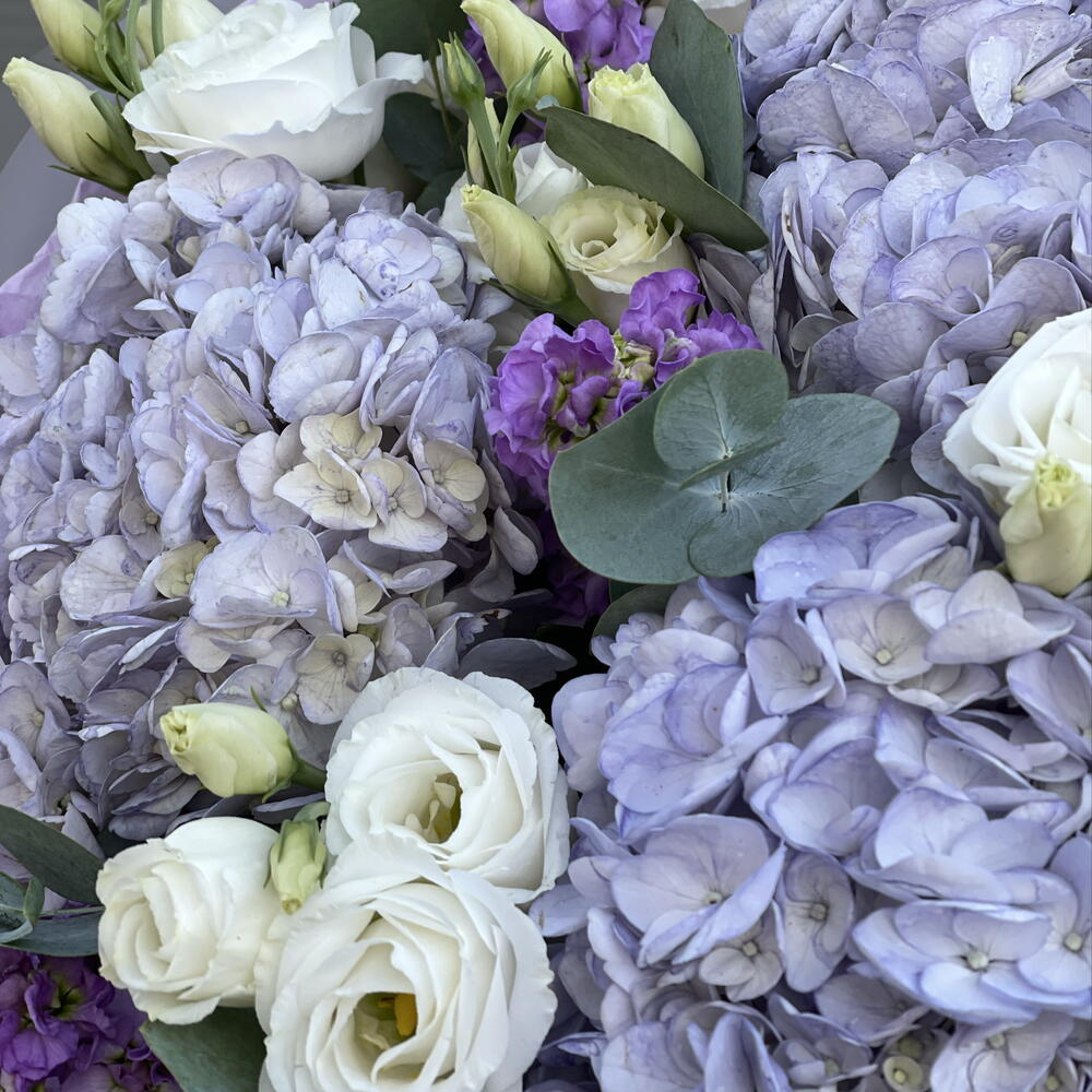 Букет с гортензией 💜