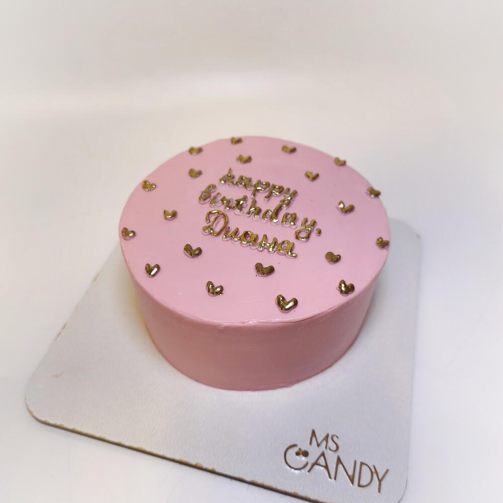 Бенто - торт "Happy birthday", вес 450г., день рождения, дочери, маме, бабушке, любимой, жене