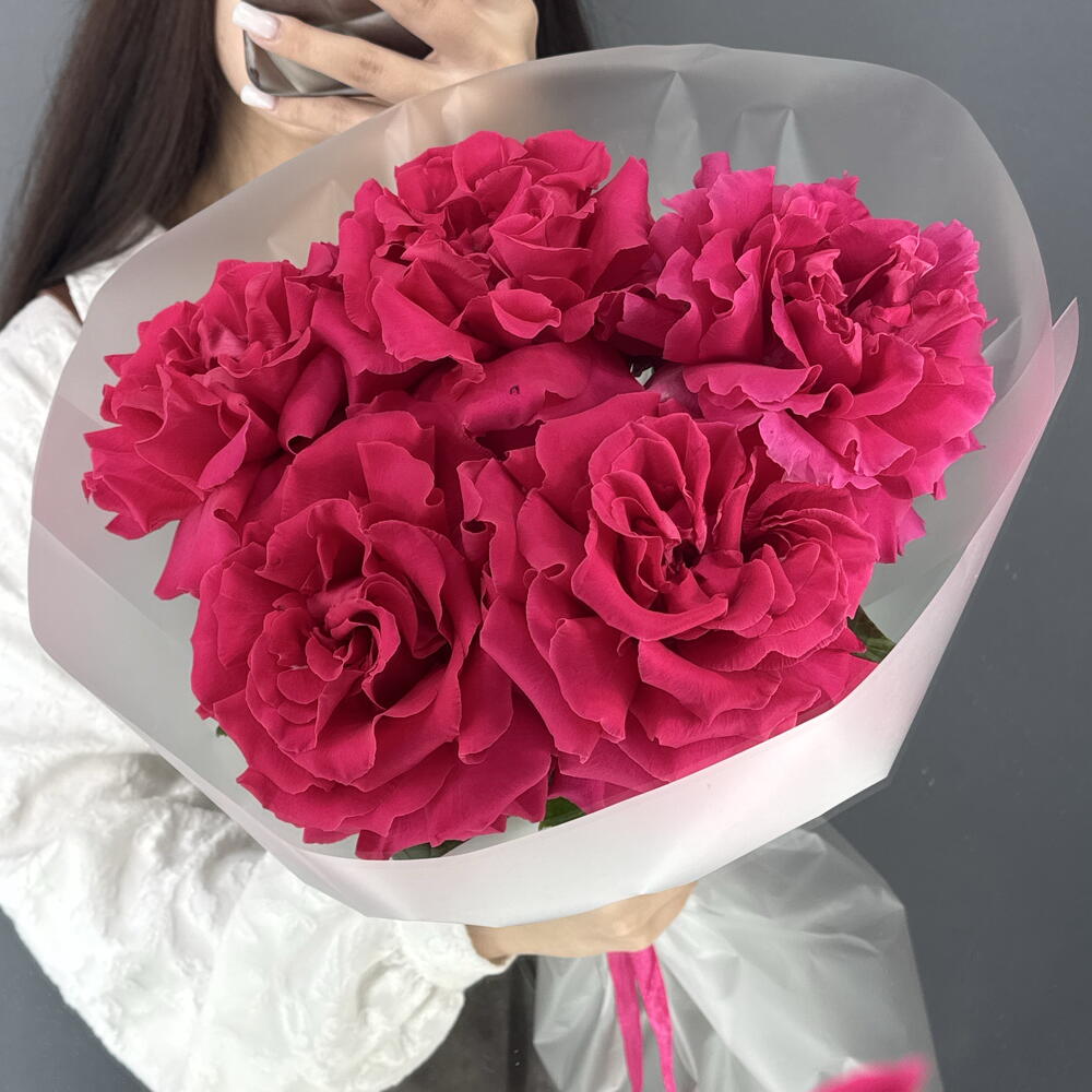 Монобукет из Французской Розы «Фул Монти💕»