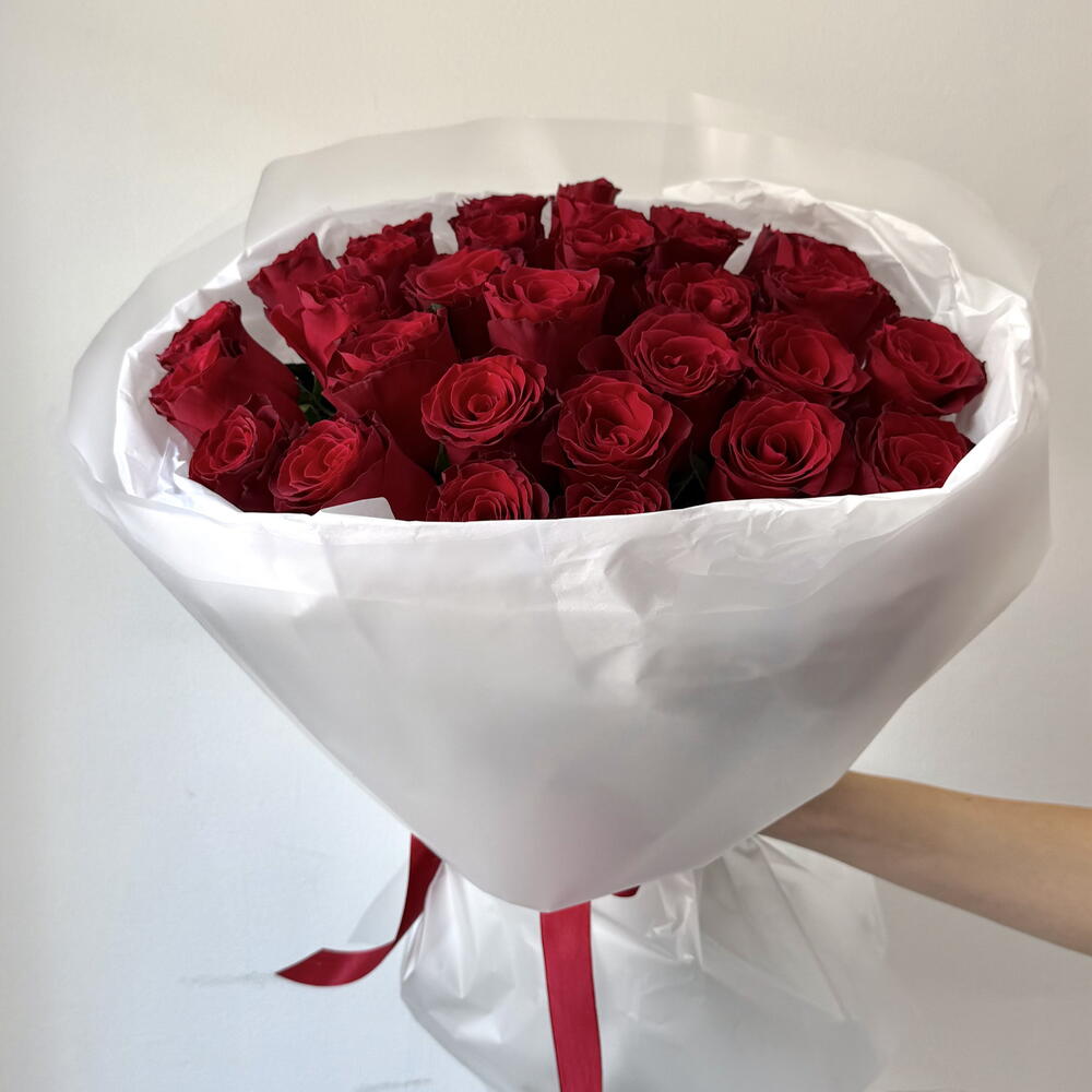 Red roses «букет красных роз»