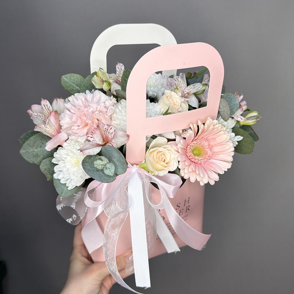 Сумка с герберой🌸