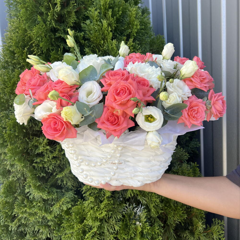Барбадос с эустомой  💐