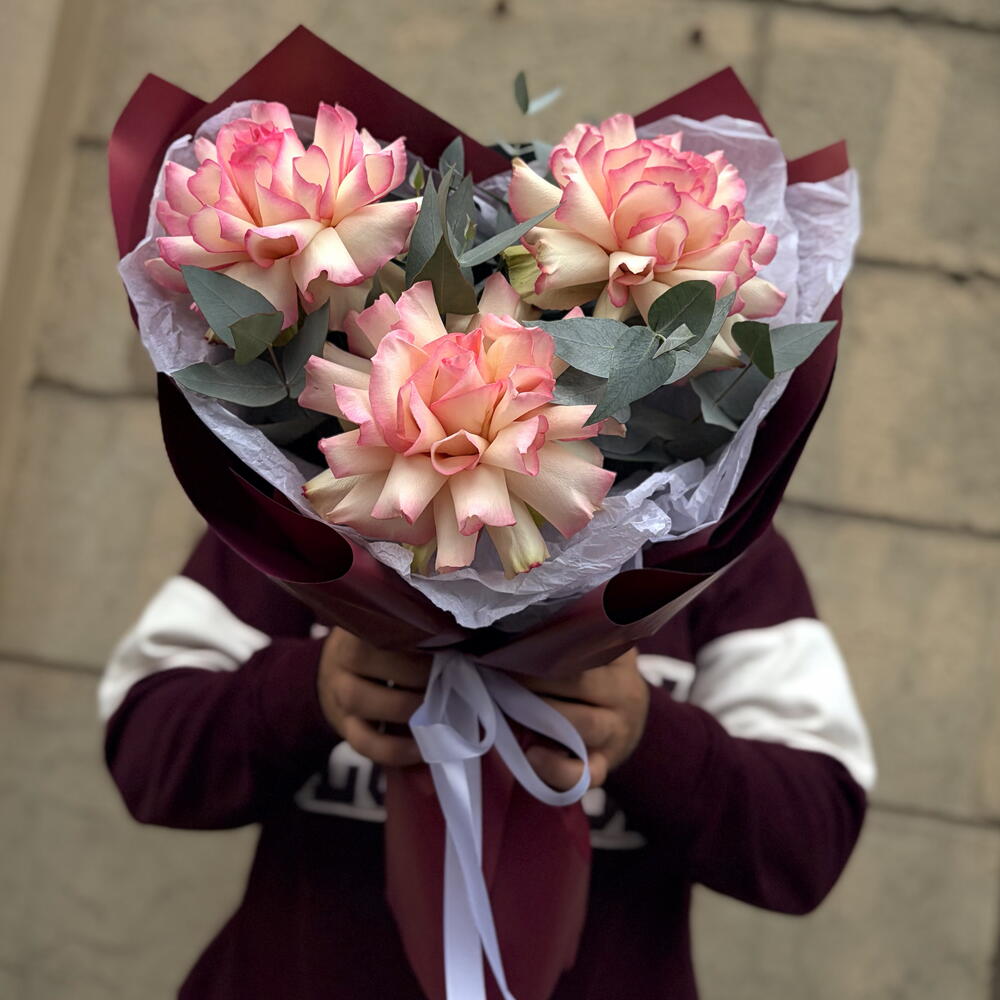 Стильный букет🍁🌸 «Улыбайтесь вам идёт»🍁🌸