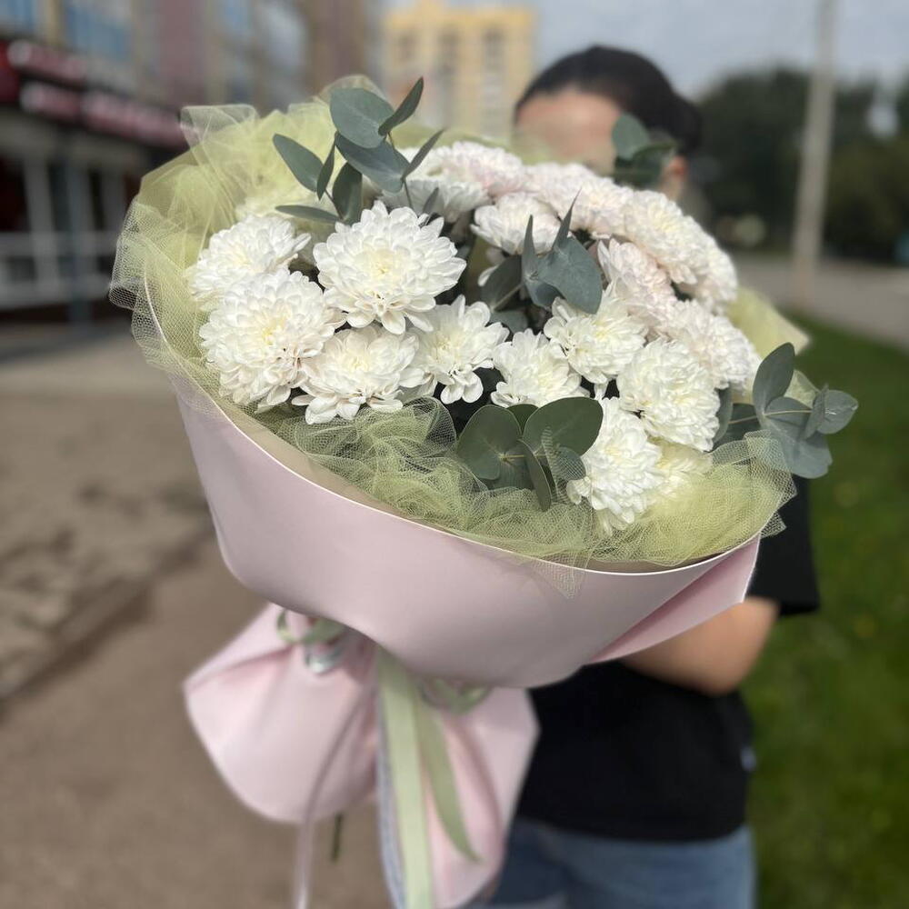 Букет из хризантем