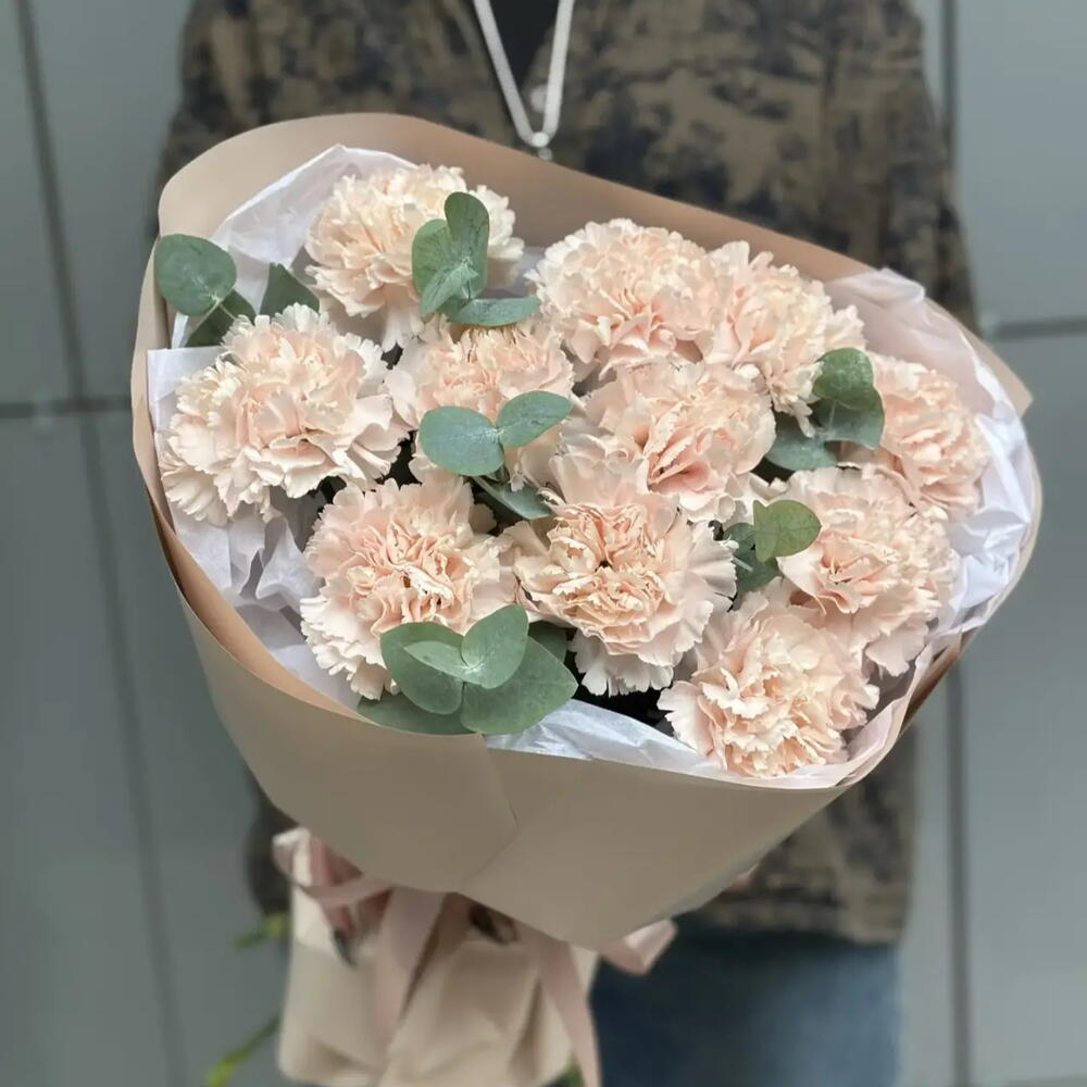Барби🎀 букет с гвоздикой