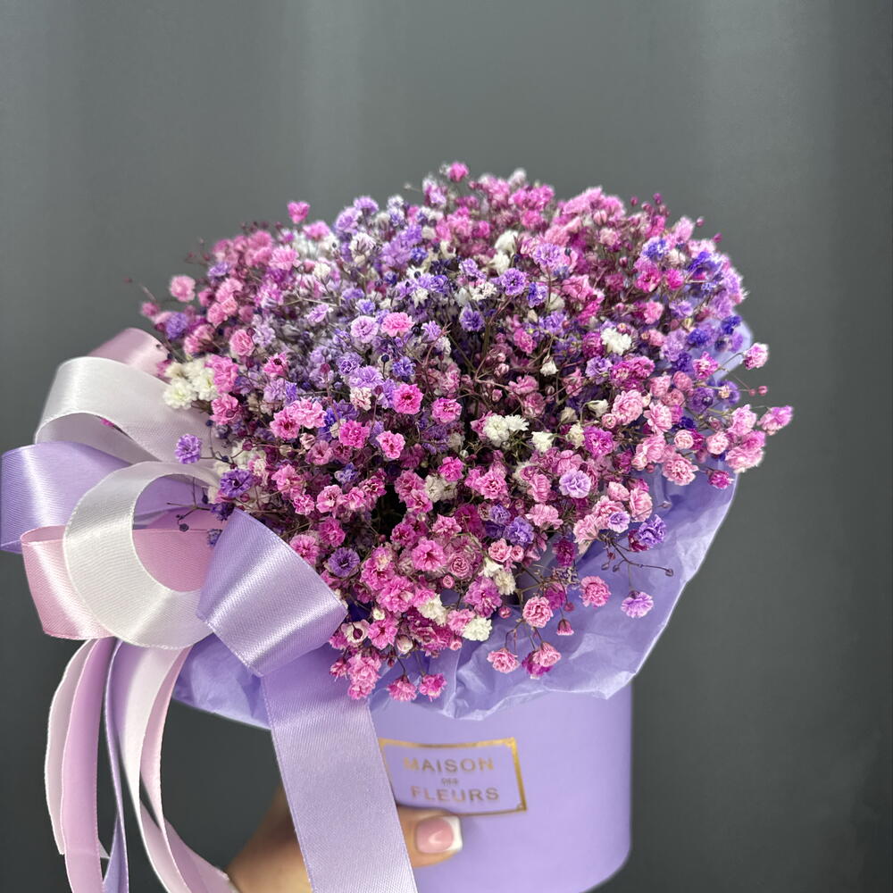 Лукошко с гипсофилами 🎀