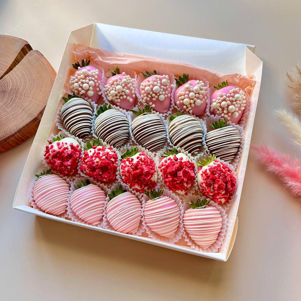 Клубника в шоколаде 16 или 20 ягод микс-ХИТ 🍓