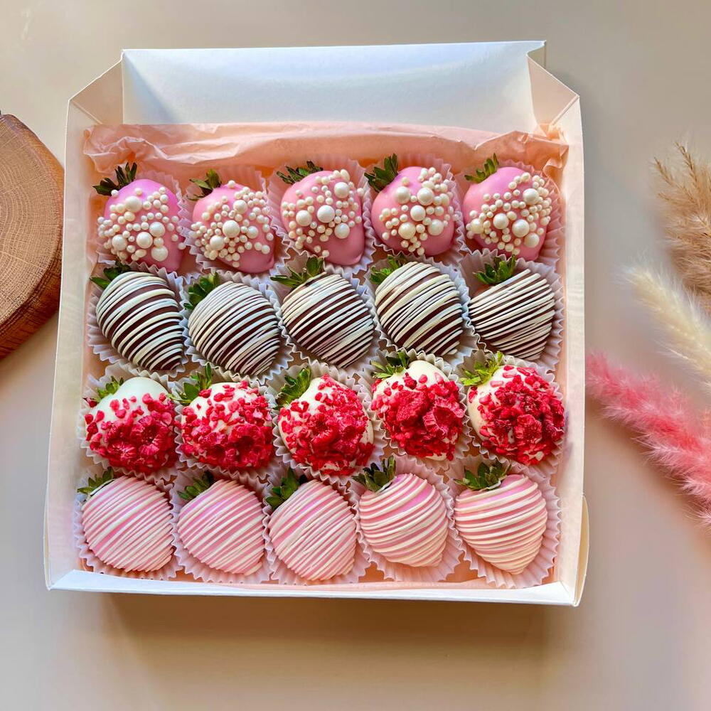 Клубника в шоколаде 16 или 20 ягод микс-ХИТ 🍓