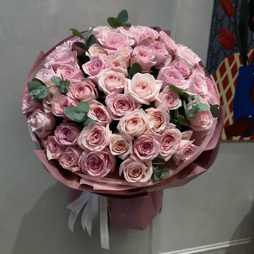 Пионовидная роза Pink O Hara 51pcs