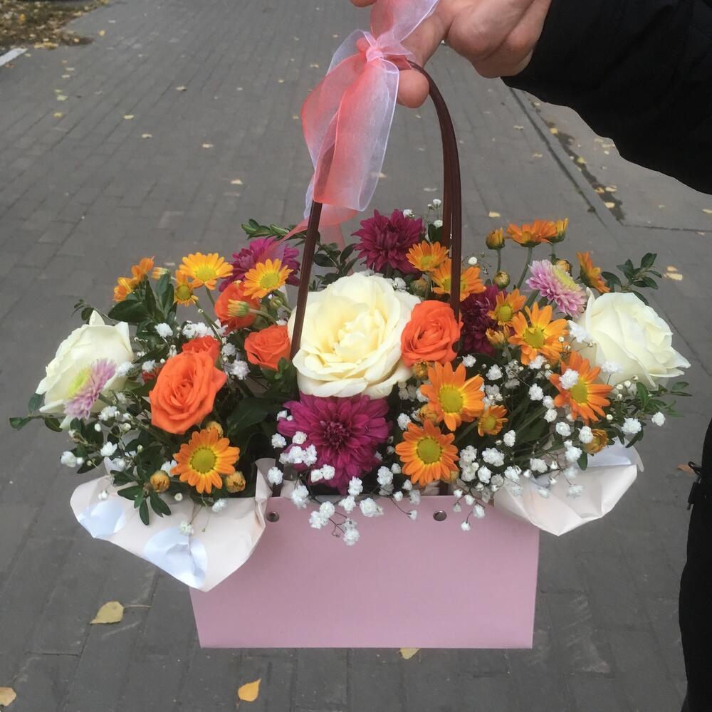 Цветы в сумочке «Осень»