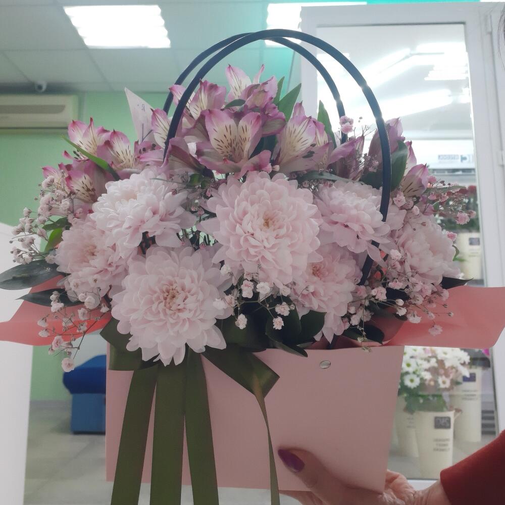 Цветы в сумочке
