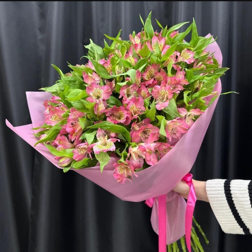 Волшебница 💖 большое стойкое моно из альстромерий