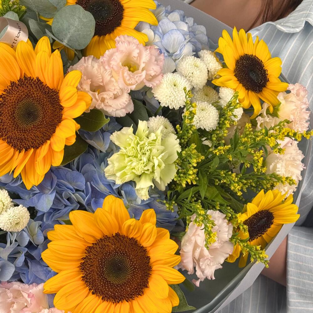 Цветы Букет Art Flowers Солнечная симфония