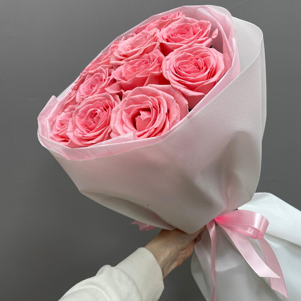 Нежность 💗 моно из 15 роз Софи Лорен